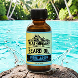Lotus Lagoon Beard Oil - Orange, Peppermint, Blue Lotus