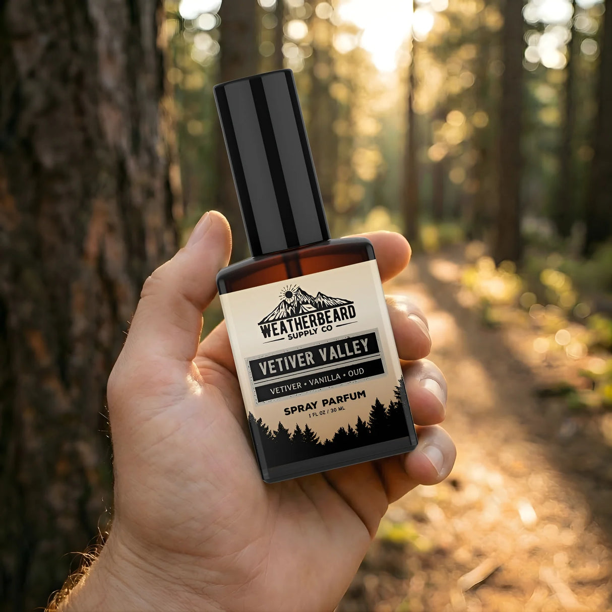 Vetiver Valley Spray Parfum - Vetiver, Vanilla, Oud