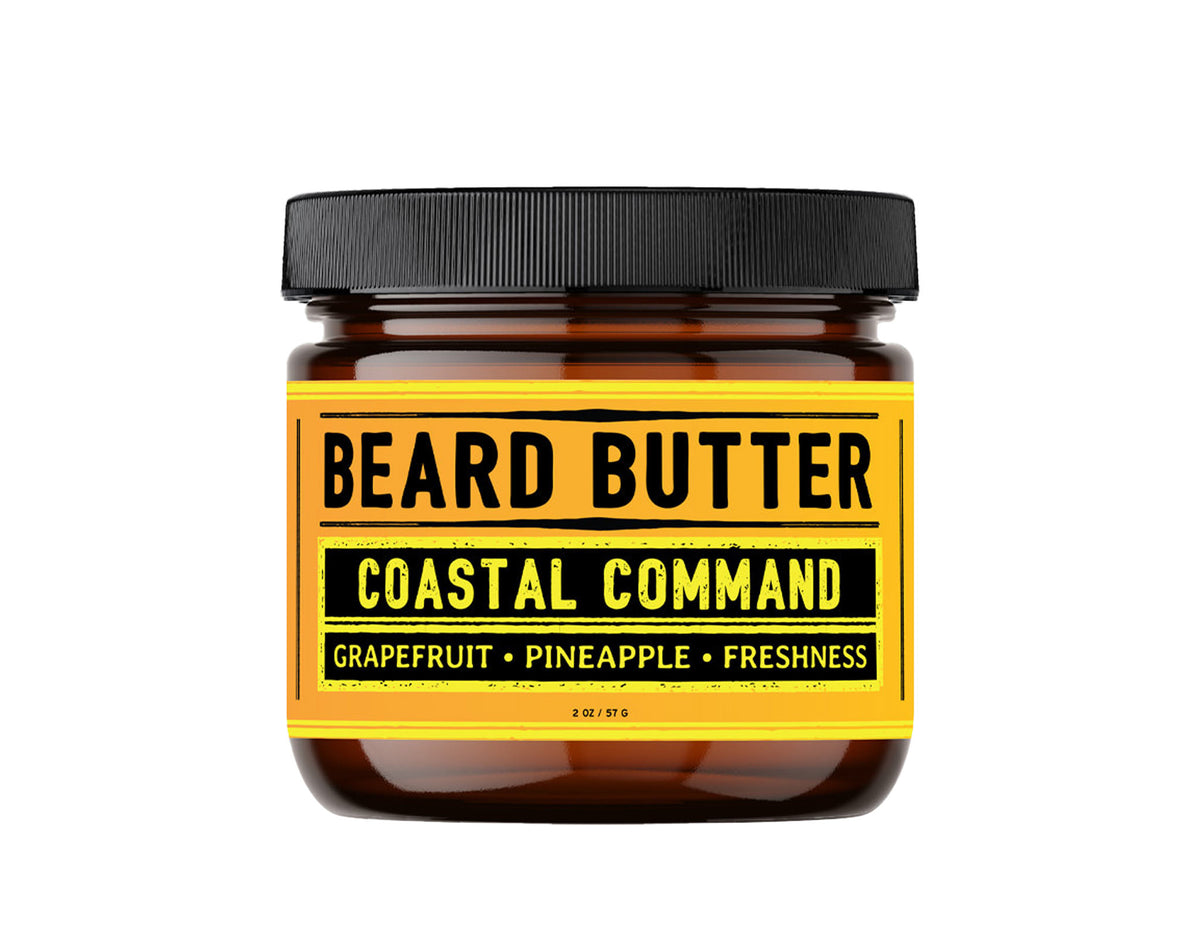 Coastal Command Beard Butter - Grapefruit, Pineapple, Freshness