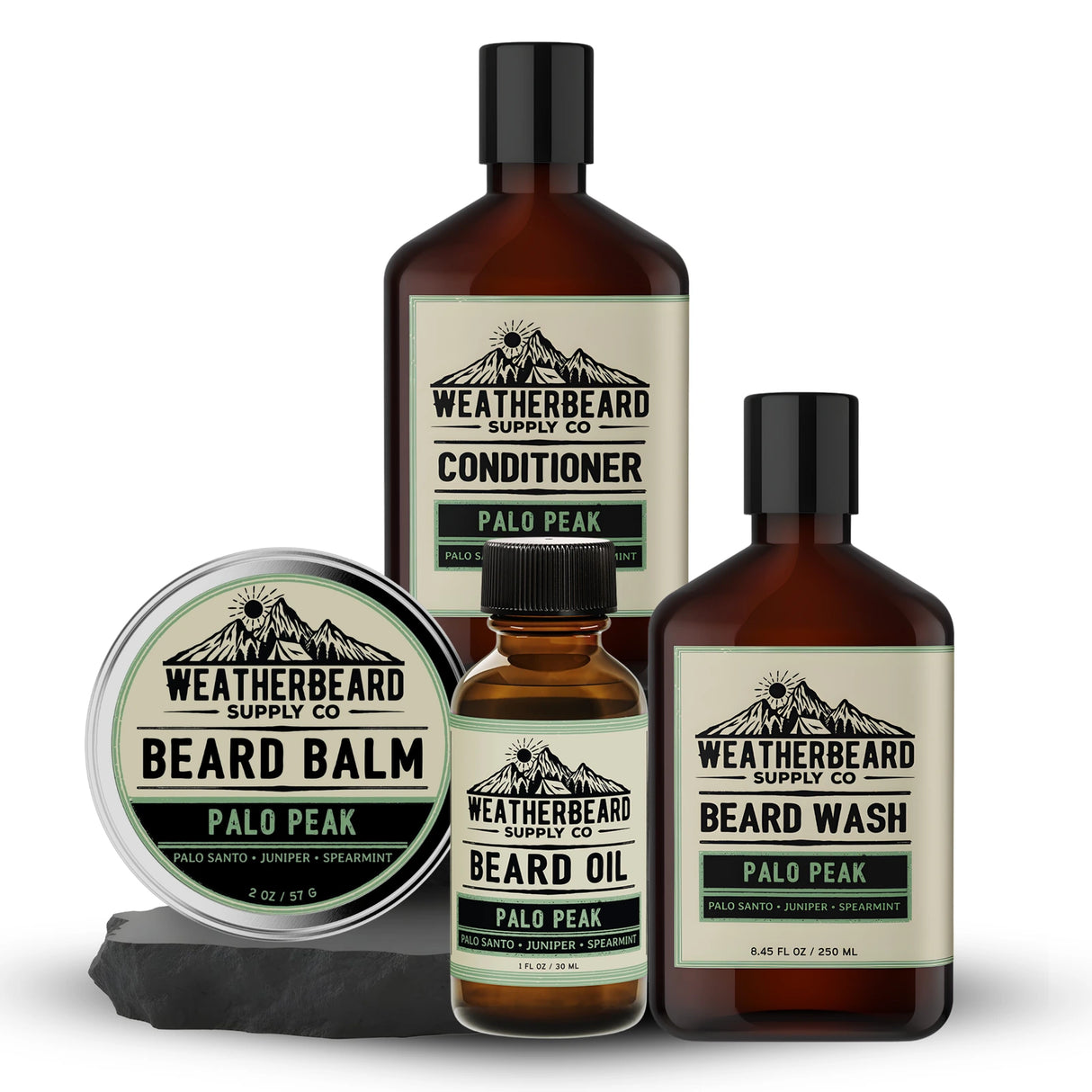 Beard Wash & Conditioner Bundle + Oil & Balm