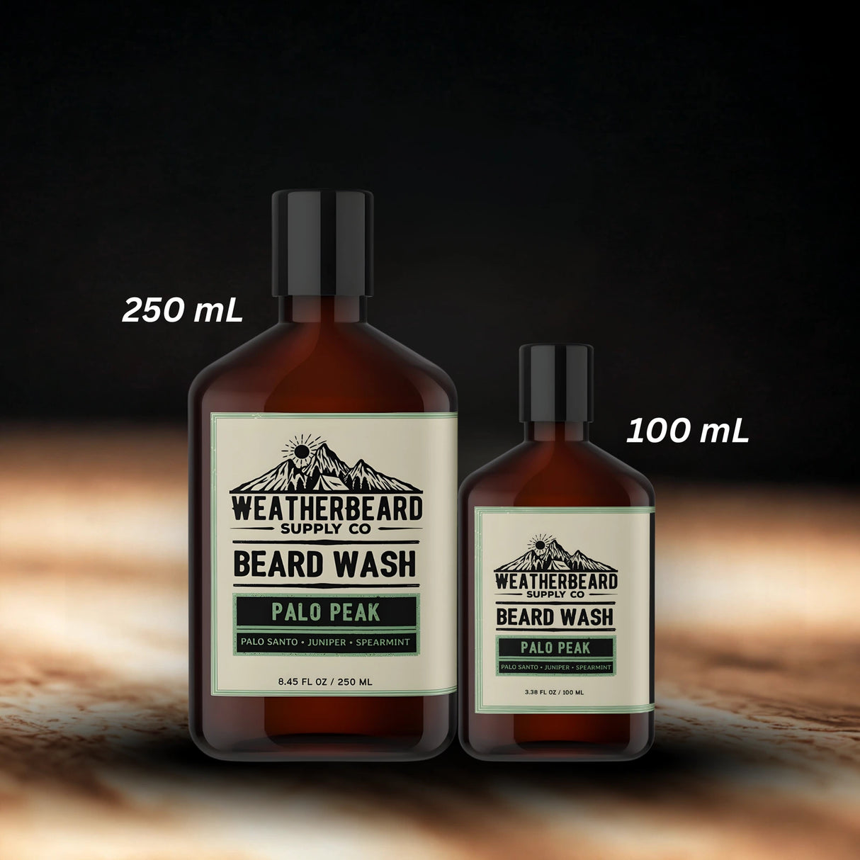 Palo Peak Beard Wash - Palo Santo, Juniper Berry, Spearmint