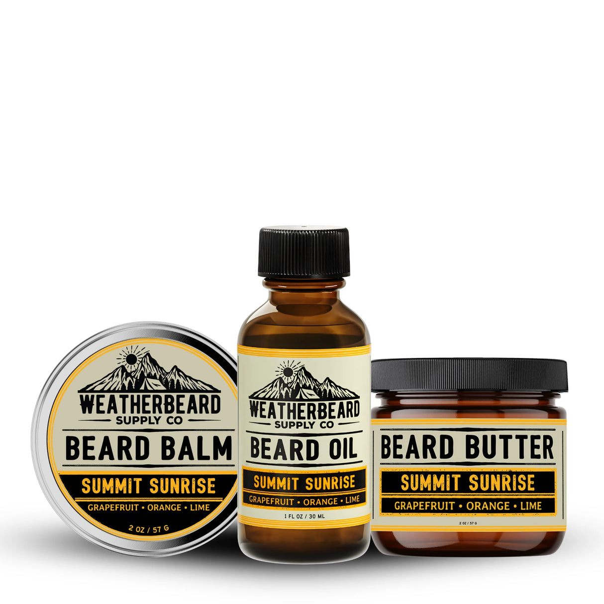 Beard Oil, Balm, & Butter Bundle