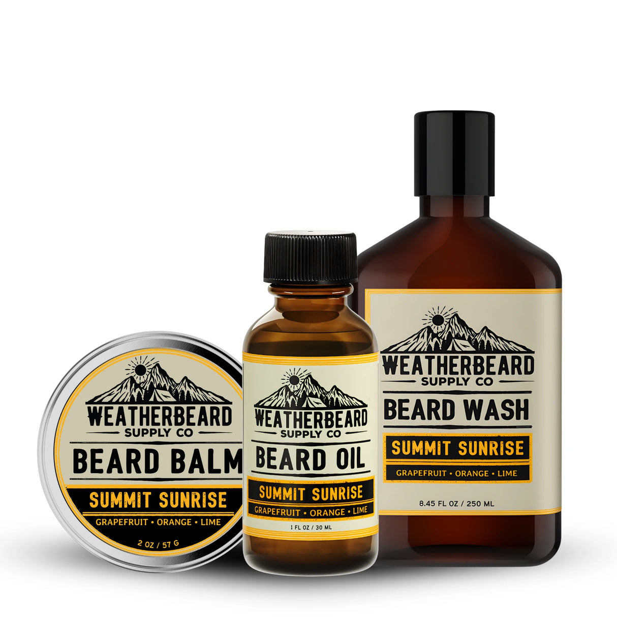 Beard Wash, Oil, & Balm Bundle