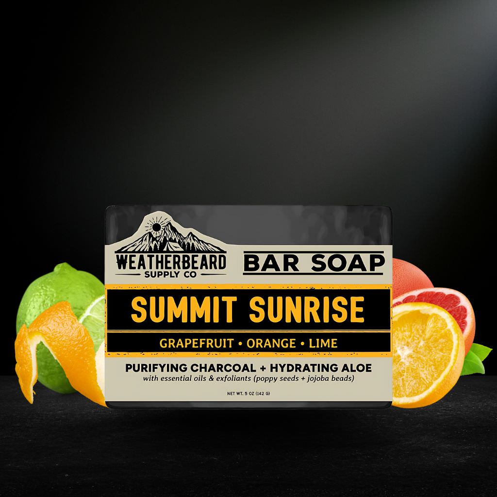 Summit Sunrise - Grapefruit, Orange, Lime Exfoliating Bar Soap