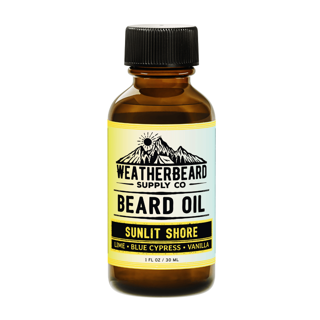 Sunlit Shore Beard Oil - Lime, Blue Cypress, Vanilla