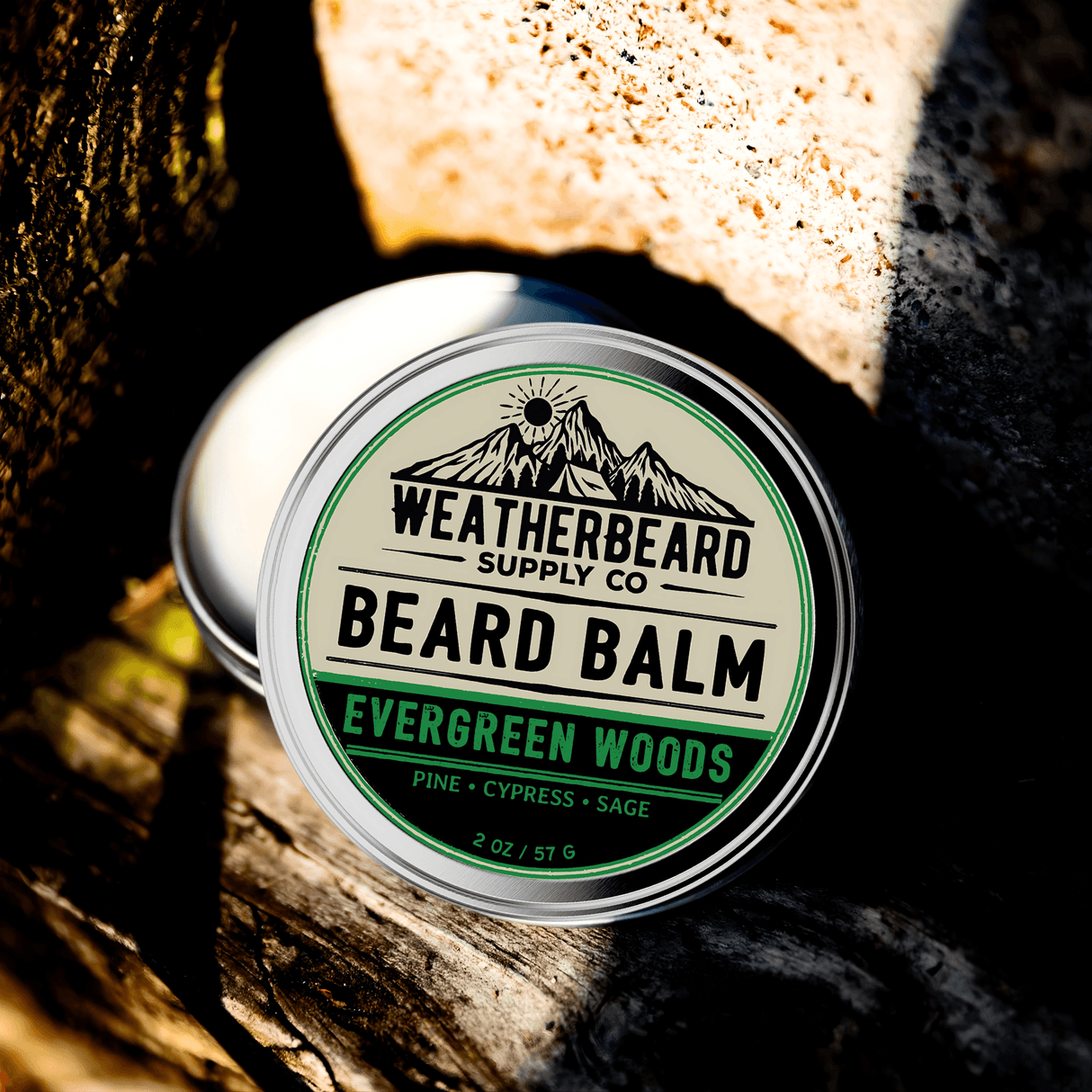 Evergreen Woods Beard Balm - Pine, Cypress, Sage