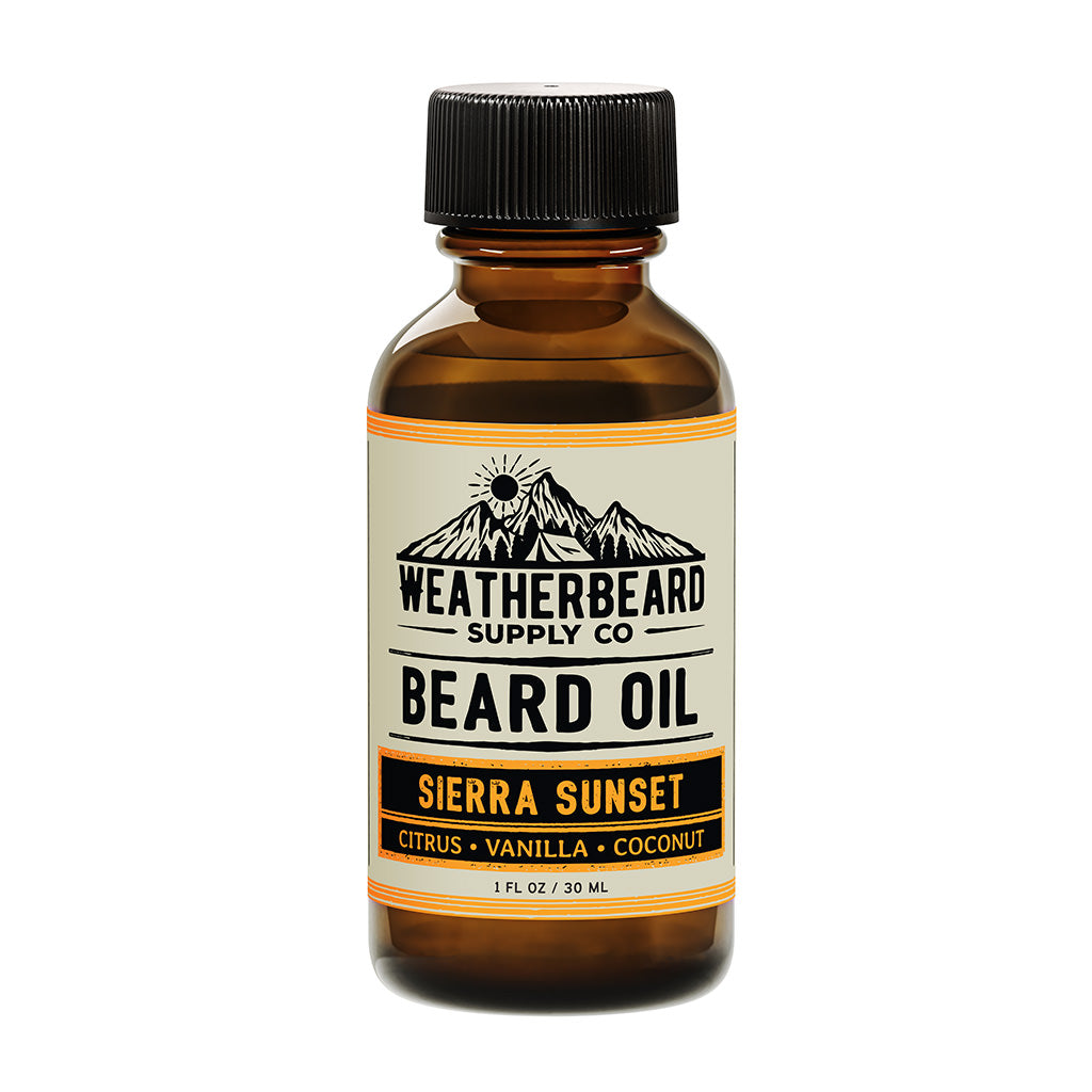 Sierra Sunset Beard Oil - Citrus, Vanilla, Coconut