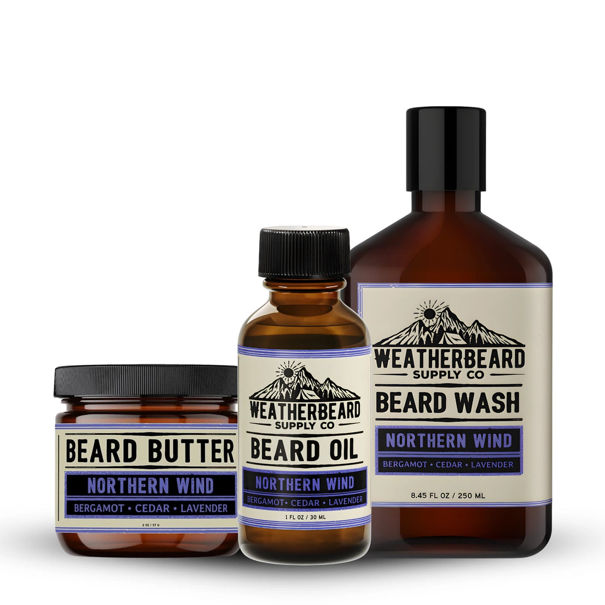 Beard Wash, Oil, & Butter Bundle