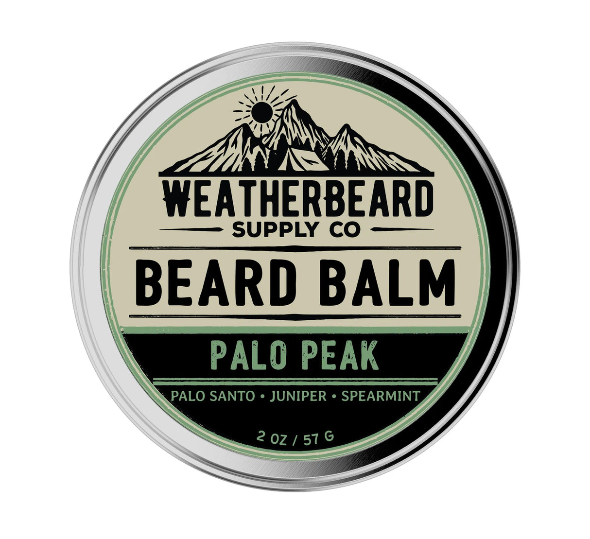 Weatherbeard Supply Co Palo Peak Beard Balm against a white background