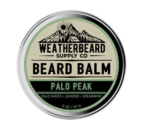 Weatherbeard Supply Co Palo Peak Beard Balm against a white background