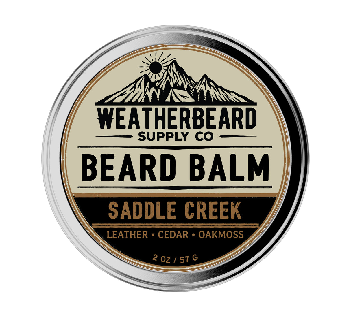 Saddle Creek Beard Balm - Leather, Cedar, Oakmoss
