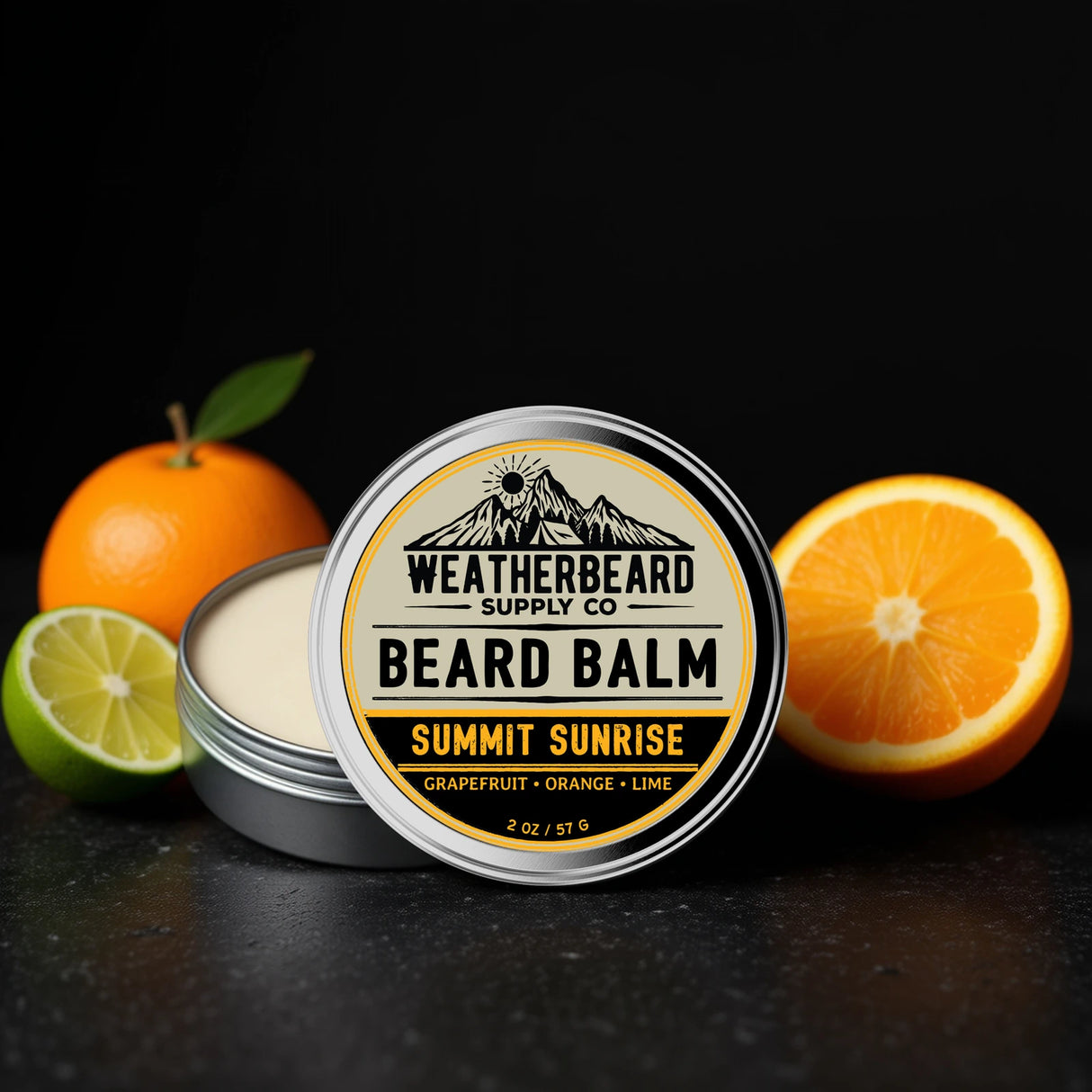 Summit Sunrise Beard Balm - Grapefruit, Orange, Lime