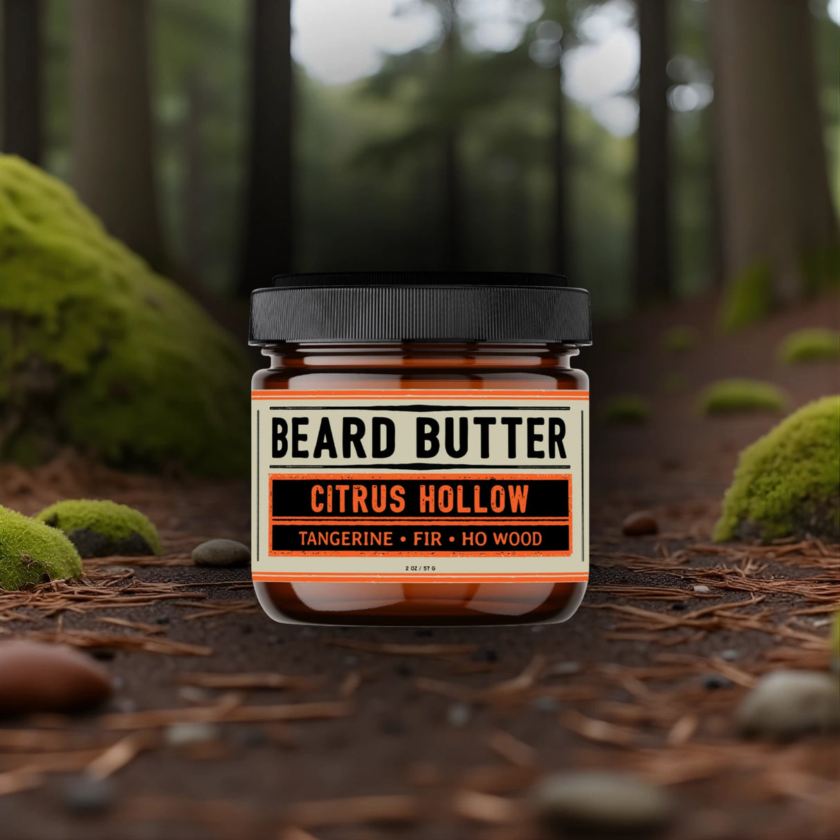 Citrus Hollow Beard Butter - Tangerine, Fir, Ho Wood