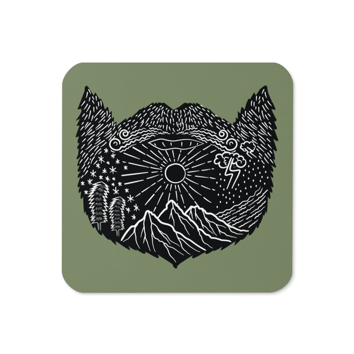 Beard Icon Coaster