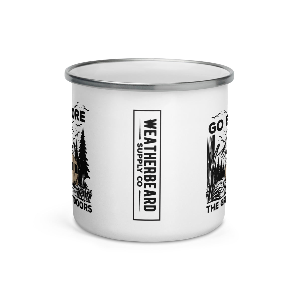 Camper In The Mountains Travel Mug