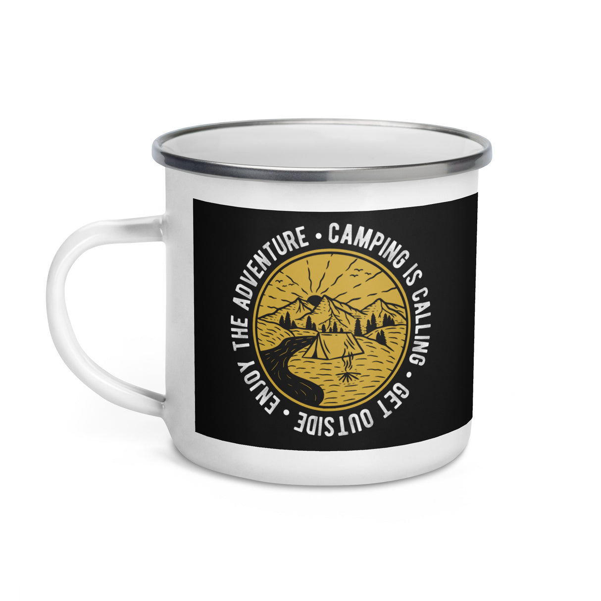 Camping Is Calling Travel Mug