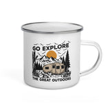 Camper In The Mountains Travel Mug