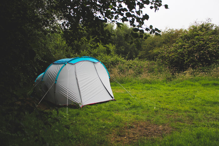 Tent in the woods